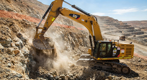 Excavadora en expansión de tajo abierto